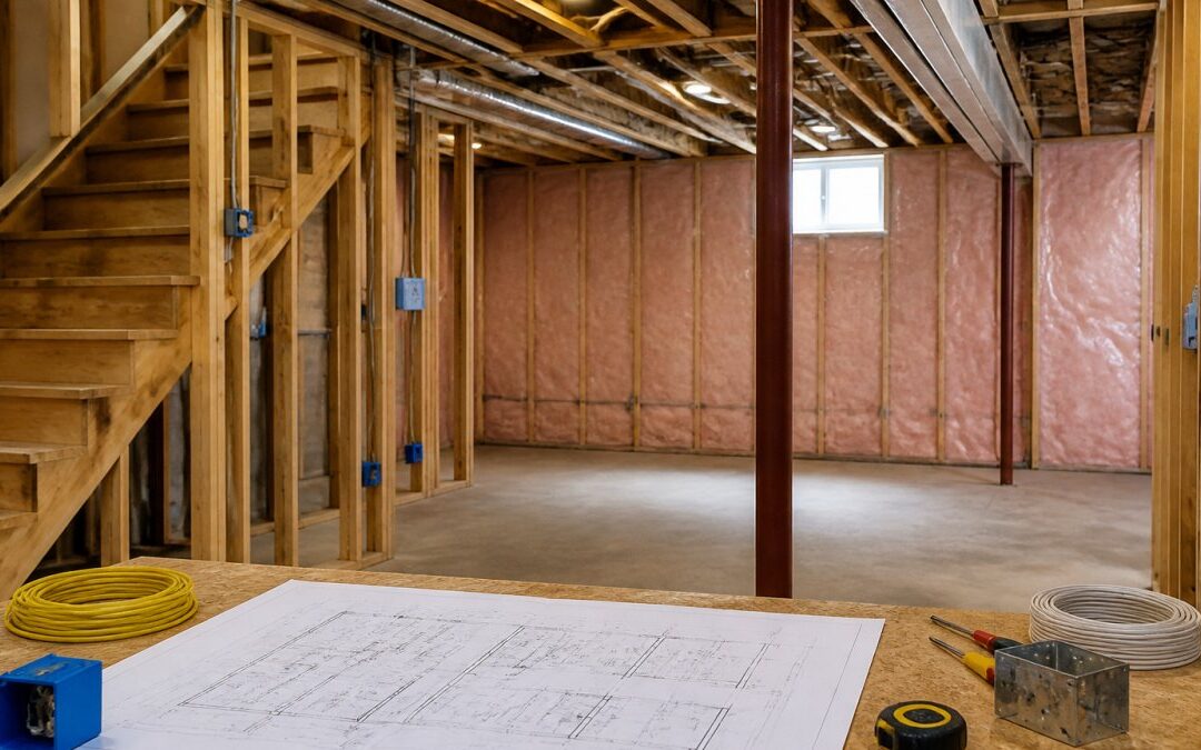 How to Plan Electrical Layout for Basement Finishing
